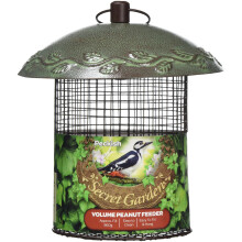Peckish 60051224 Secret Garden Volume Peanut Bird Feeder, 17 x 17 x 20 cm