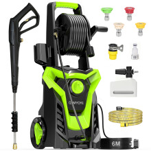 Pressure Washers, 2000W 160Bar High-Pressure 540L/H Flow Rate Jet Washers/Pressure Washers with Adjustable Nozzle & 8m Hose, Electric Power Pressure