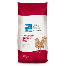 No Grow Bird Seed Mix for Wild Birds, Nutritious Wild Bird Food for Small Birds with Sunflower Hearts and Rolled Oats, Made in the UK, Suitable for Y