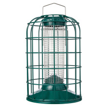 Peanut Feeder for Birds, Hanging Bird Feeder, Easy to Clean, Caged and Squirrel Proof, Also Suitable for Feeding Suet Nibbles and Sprinkles, Quick As