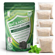 Rat & Mouse Repellent Sachets 5 Pack Effective Mouse Repellent for Home & Outdoor Use - Mice Deterrent Sachets Infused with Peppermint Oil - Natural