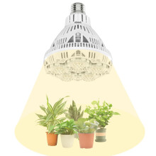 SANSI 24W LED Grow Light for Indoor Plants, 300W Equivalent Full Spectrum E27 Plant Grow Light Bulb for Seedlings Succulents Vegs Flowers (PPF: 40 μm