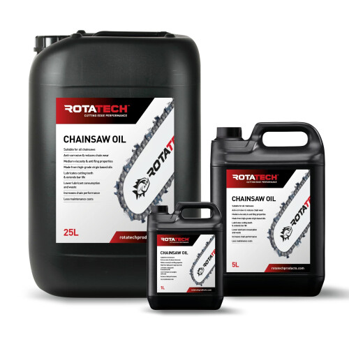 Rotatech Chainsaw Bar & Chain Oil 1L Eco-Friendly Refill Pouch 2