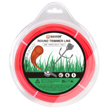 Savior String Trimmer Line 2.0mm x 150m Universal Strimmer Wire 2mm Strimmer Line Round Nylon Grass Strimmer Cord for Park Garden Field Lawn, 2mm (0.
