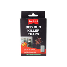 Rentokil Bed Bug Killer Traps (Twin Pack), Black, 15.7x8.8000000000000007x3.6 cm