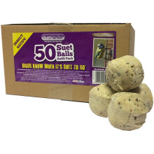 Suet To Go Insect Balls Refill Box Wild Bird Treat, 50 x 90 g