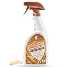 Woodworm Killer Spray 750ml: Protection Against Beetles & Termites, Safe for Indoor Use, VOC-Free with Permethrin, Easy Application & Clean-up, Lasts