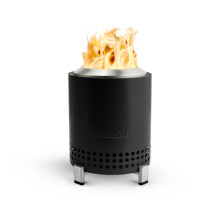 Solo Stove Mesa Tabletop Fire Pit with Stand | Low Smoke Outdoor Mini Fire for Urban & Suburbs | Fueled by Pellets or Wood, Safe Burning, Stainless S