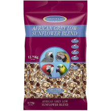 12.75kg African Grey Low Sunflower Blend - For African Greys and Wild Birds - Oil-Rich Sunflower Hearts