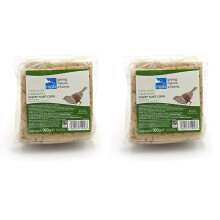 RSPB Super Suet Mealworm Cake 960g for Wild Garden Birds (Pack of 2)