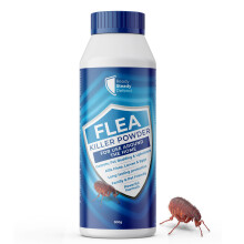 Flea Killer Powder 300g 0.5% Permethrin - Rapid Elimination & Prevention, Approved For Home Use, Effective on All Life Stages, Easy Application, Long