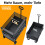 Folding Utility Wagon Cart with Wheels, 120L Capacity, Black 4