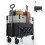 Folding Utility Wagon Cart with Wheels, 120L Capacity, Black 2