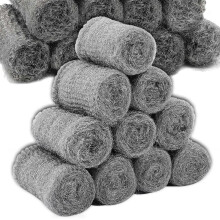 24pcs Steel Wool Mice,Wire Wool Mice,Steel Wire Wool 0000 Ultra Fine,Steel Wool Mice Blocker,Wire Wool Rats For Metal Fine Steel Wool Rodent Control,