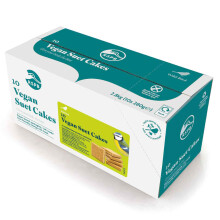 Vegan Suet Cakes for Wild Birds - with Peanuts, Ground Oats, and Rapeseed, High in Energy and Protein, Great for Suet Feeders and Bird Tables (10) -