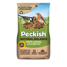 1.7kg Natural Balance Wild Bird Seed Mix - 10 Seed Blend with Sunflower Seeds, 100% Natural Bird Food