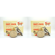 Suet Shop, Wild Bird Food Suet Coconut Halves, High in Energy & Protein 20 pack