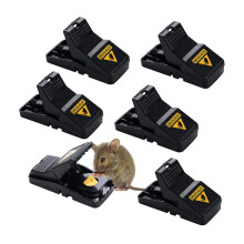 UFLIX 6x Mouse Traps Indoor & Outdoor – Reusable Rodent Snap Trap That Kills Instantly, Easy to Set & Clean, Humane & Pet Safe Mice Catcher for Home