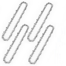 SEESII 8 Inch Chainsaw Chain Replacement - 4 Pack 8'' Chainsaw Saw Chains Fits SEESII APS60, Avhrit 4830, Supstable BLX-168, and More