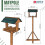 Maypole Adjustable Bird Table with Easy Clean Removable Base (Original) 5