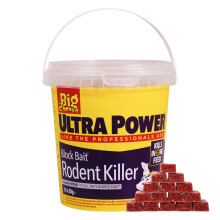 The Big Cheese Ultra Power Rodent Killer Bait Block - 15 x 20g, Kills Mice and Rats, Pest Control Product - Rat Killer Refill for Bait Stations- Supe