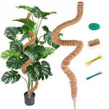 SUNXIZ 120cm 47 inch Long Moss Pole for Monstera Cheese Plant Bendable Coco Coir Stick Plant Supports Handmade for Indoor Potted Climbing Plants with