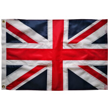 Union Jack flag British Flag 60x90cm- Sewn Stripes Outdoors Indoors United Kingdom flag uk Flags Brass Grommets Banner