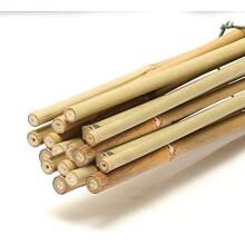 UK GROW Premium 4ft Bamboo canes - x100 Bamboo canes - Available in 3ft 4ft and 5ft Sizes and Multi-Pack Options (4ft Bamboo Canes, 100x Sticks)