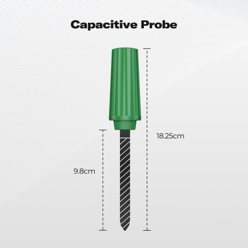 THIRDREALITY Smart Soil Moisture Sensor,Zigbee hub Needed,Accurate Measure,Capacitive Probe,Moisture/Temperature Meter for Garden Planting,Compatible 1