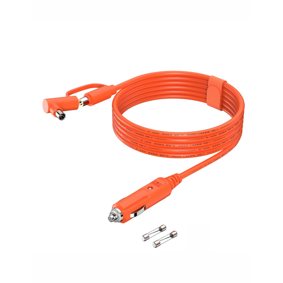 Tonton 12V-24V Car Charger Dc7909/8020 Cigarette Lighter Charging Cable 2M(6.6Ft), Compatible With Bluetti Power Station Eb3a/Eb70/Eb70s, Jackery Exp 4919168954901