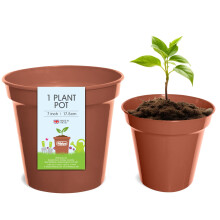 Whitefurze G04020 17.5cm Garden Pot - Terracotta