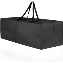 Waterproof Garden Furniture Cushion Storage Bag for Christmas Tree - Anti-UV Heavy Duty With Handle and Zipper (122x39x55cm, 1 Pack)