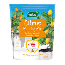Westland Potting Compost Mix and Enriched with Seramis, Brown, 8 Litre