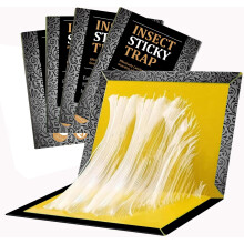 Sticky Pad Traps - 4 Pack Pest Sticky Boards Extra Strong Multi-Use Boards Sticky Catcher Effective for Home Household Outdoor Indoor Garage Garden