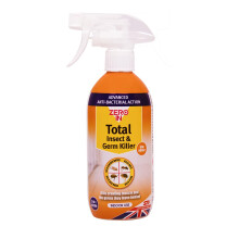 Zero In Total Insect and Germ Killer - 500 ml Anti-Bacterial Insecticidal Spray Protects up to 12-Weeks Kills Flies, Ants, Wasps, Mosquitos, Cockroac