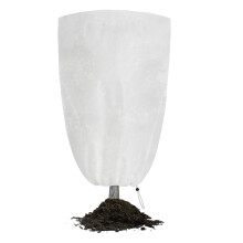 Velway Plant Fleece Frost Protection Cover 80 x 100 cm 80gsm Garden Fleece Jacket Frost Blankets Tree Covers Jackets with Zipper Drawstring for Winte