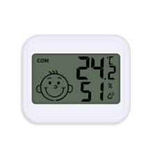 Digital Hygrometer Indoor, Mini LCD Digital Thermometer Hygrometer, Room Thermometer and Humidity Gauge with Temperature Humidity Monitor for Greenho