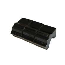 Woodlodge Products YFBBK Large Black Glazed Pot Feet, Pack of 3