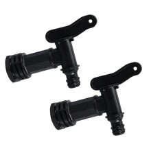 YAAVAAW Water Butt Tap Replacement Taps w/ Nut,2p Plastic Tap Water Butt Hose Connector,IBC Tank Fitting Adapter,Click Fit Water Hose Pipe Rain Barre