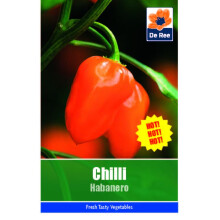 Chilli Habanero Seeds - 8 Seeds Vegetable Grow Your Own Garden Salad Herb Vegetable Seed