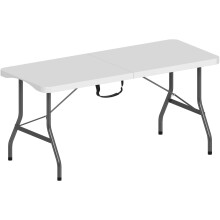 ZENO Folding Table 6FT | Heavy Duty Foldable Table | Portable and Durable Aluminium Frame | Perfect for Camping Catering Picnic Garden Patio BBQ Part
