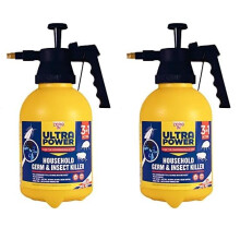 Zero In Household Germ & Insect Killer - 1.5L Pressure Sprayer Professional Strength Indoor Use Anti-Bacterial Long-Lasting Protection Kills Cockroac