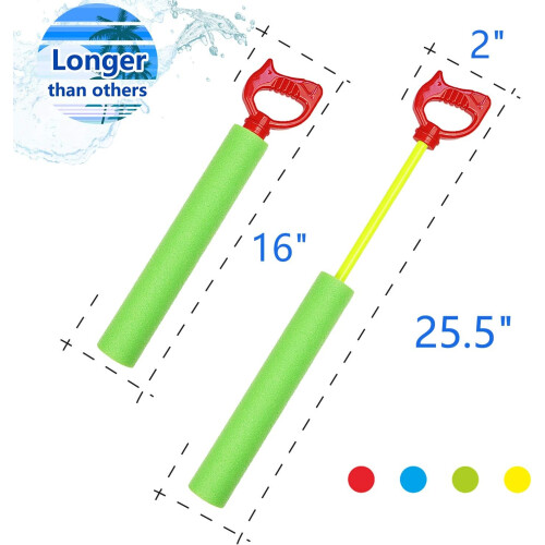 Παιχνίδι Water Shooter4Pack για ψυχαγωγία στην αυλή, καλοκαιρινό παιχνίδι νερού, 1