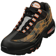 (43) Nike AIR MAX 95 OG QS Herren Fashion Sneaker Schwarz Orange