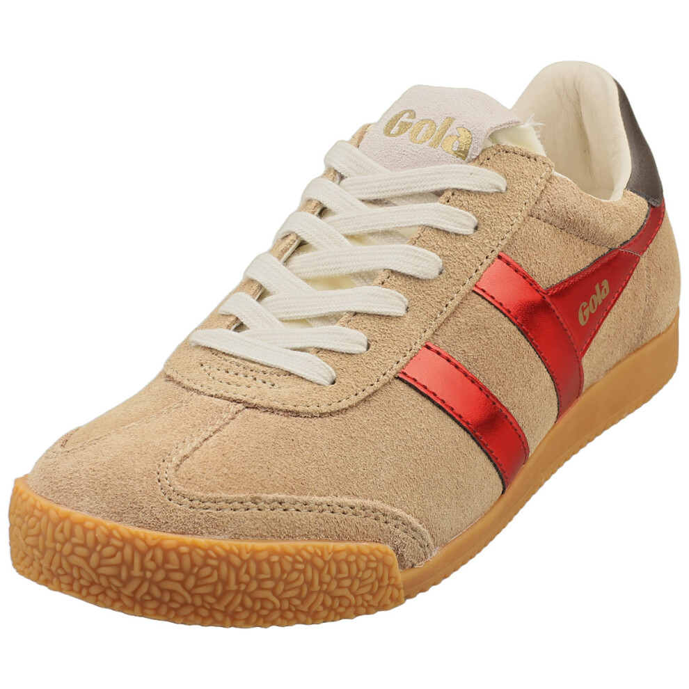 Gola (5) Elan Womens Fashion Trainers In Light Caramel Red Brown Red,Brown