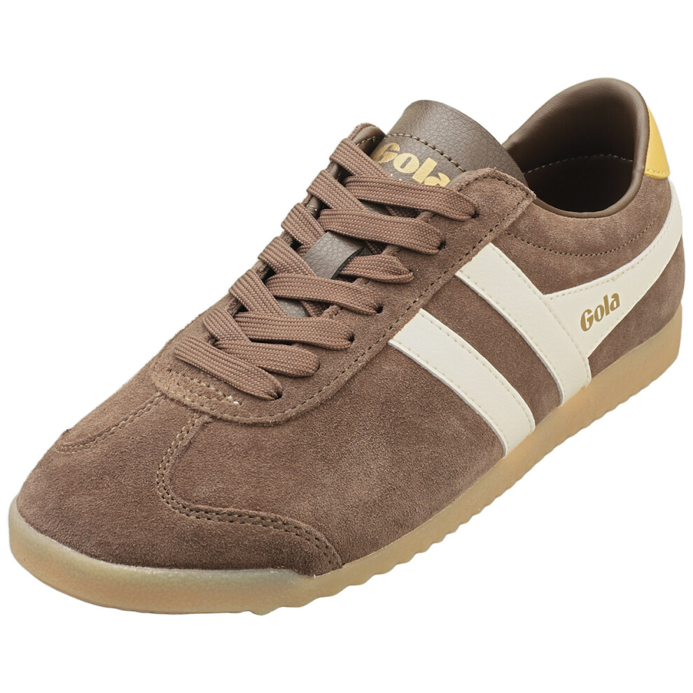 Gola (8) Bullet Womens Fashion Trainers In Otter Off White Gum