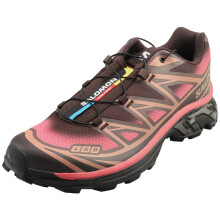(44 2/3) Salomon XT-6 SKYLINE Fashion Trainer Schwarz Kaffee Rot Unisex