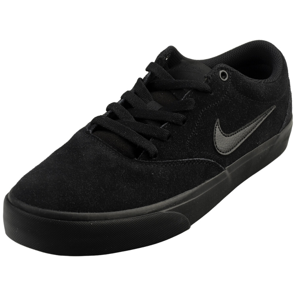 Nike (8.5) Charge Suede Mens Fashion Trainers In Black Black