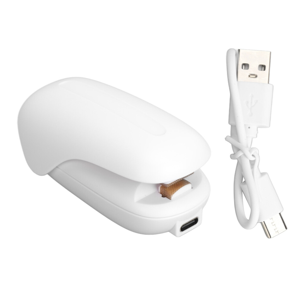 Portable Mini Bag Sealer Heat Seal Mini Size Handheld Resealer With Cutter And Hanging Loop For Food Storage Battery Operated Mini Sealing Machine T