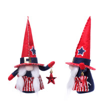 Ornement en peluche à rayures étoiles, Gnomes du-Modèle femme